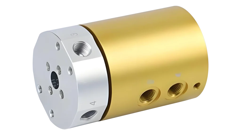 Pneumatic-rotary-joint-through-hole-slip-ring