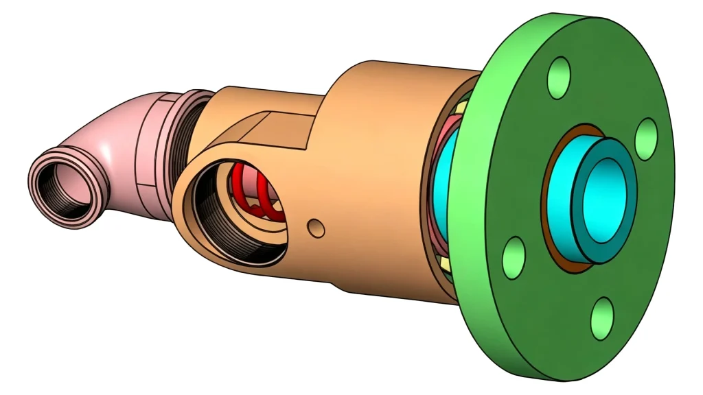 H-type-rotary-joint