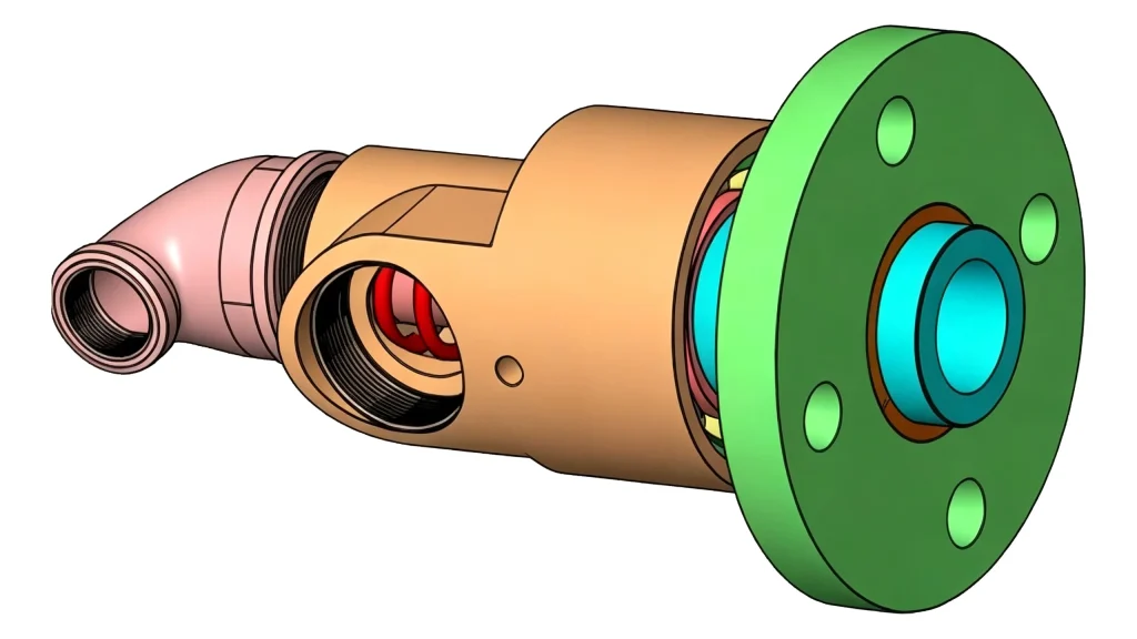 H-type-swivel-union